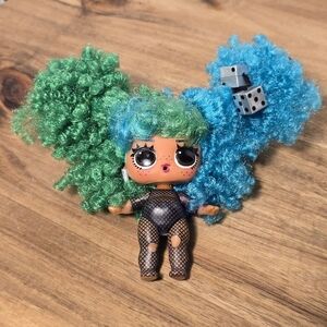 LOL Surprise Doll Rebel Remix Hair Flip Rock Club 3in Doll